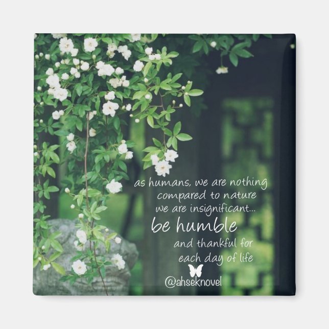 Imán Magnet de poesía de novela ahsek 4 (Frente)