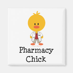 Imán Magnet de pollo de la farmacia