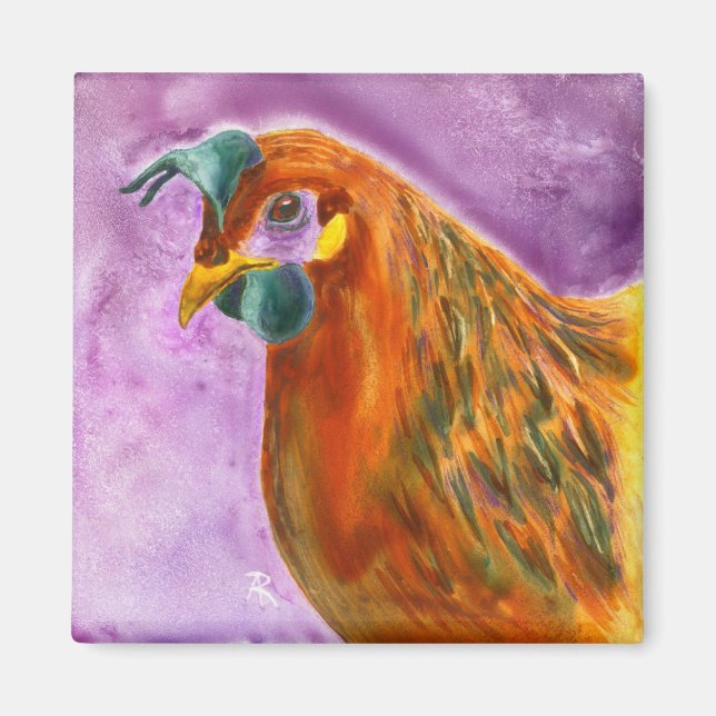 Imán Magnet de pollo - "Henny Penny" (Frente)