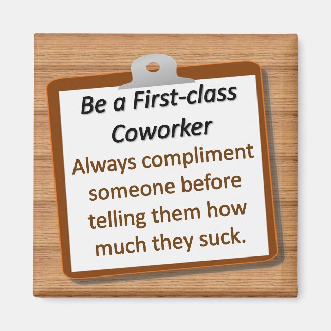 Imán Magnet de primera clase (Frente)