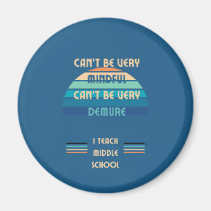 Imán Magnet de profesores de escuela media