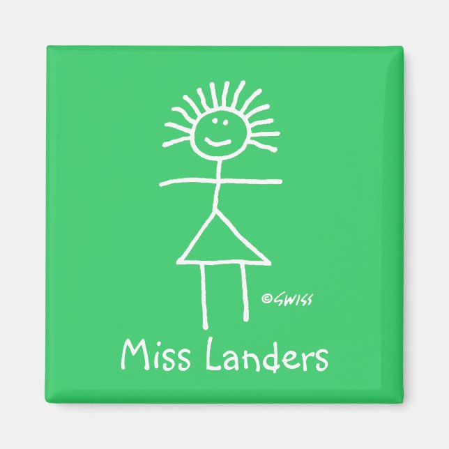 Imán Magnet de profesores divertidos de la escuela prim (Frente)