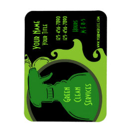 Imán MÁGNET de promoción de temas de Green Clean