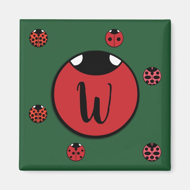 Imán Magnet de puntos de polka (Frente)
