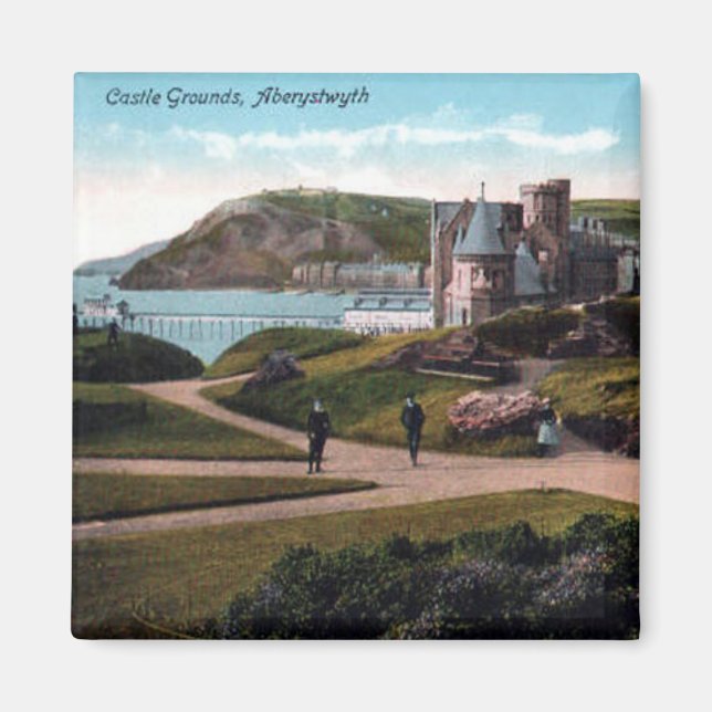 Imán Magnet de recuerdo - Aberystwyth (Frente)