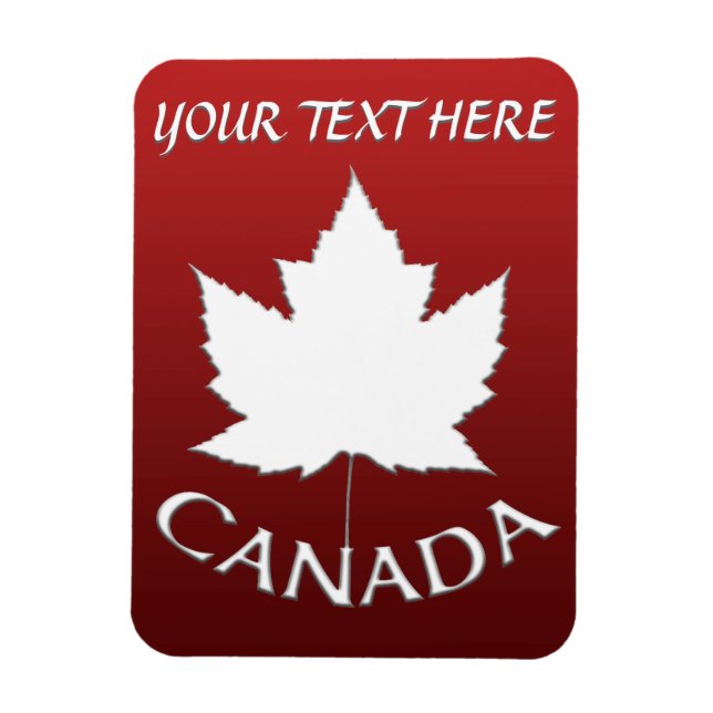 Imán Magnet de recuerdo de Canadá Personalizado Magnate (Vertical)