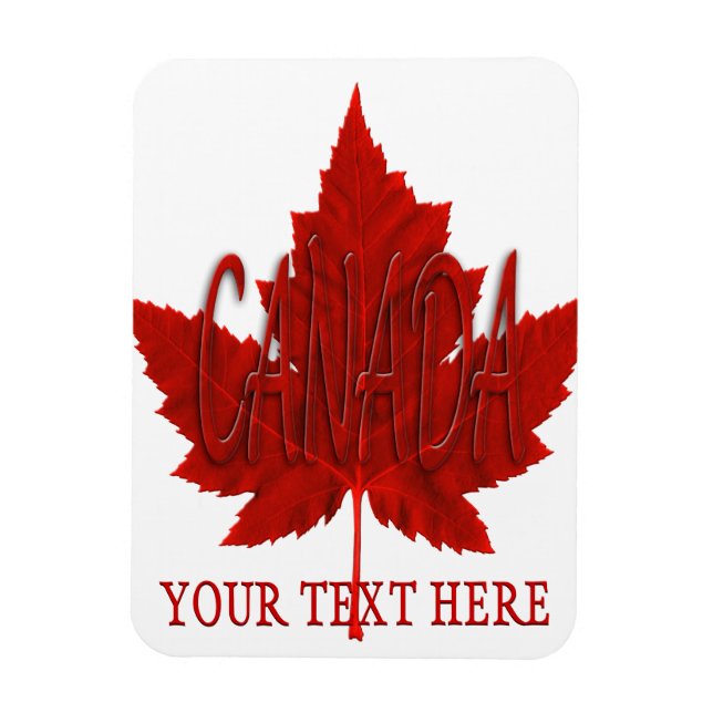 Imán Magnet de recuerdo de Canadá Personalizado Magnate (Vertical)