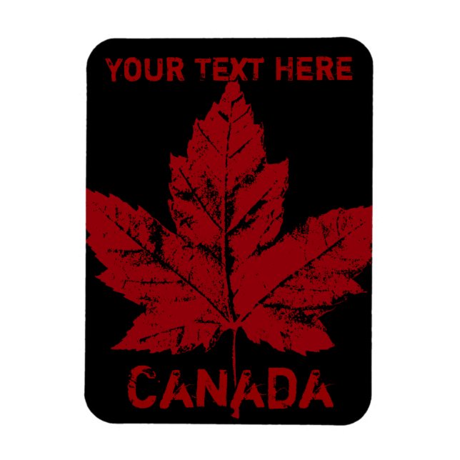Imán Magnet de recuerdo de Canadá Personalizado Magnate (Vertical)