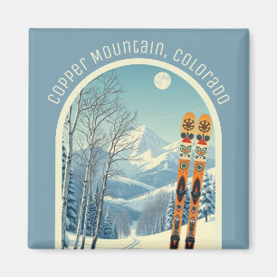 Imán Magnet de recuerdo de Copper Mountain Colorado