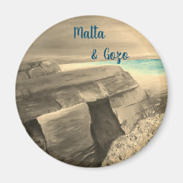 Imán Magnet de recuerdo de Malta y Gozo