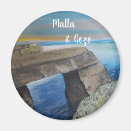 Imán Magnet de recuerdo de Malta y Gozo