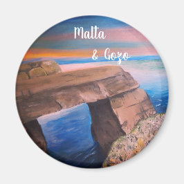 Imán Magnet de recuerdo de Malta y Gozo