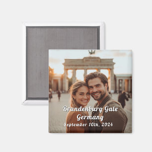 Imán Magnet de recuerdo fotográfico de Personalizado de