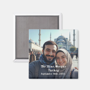 Imán Magnet de recuerdo fotográfico de Personalizado de