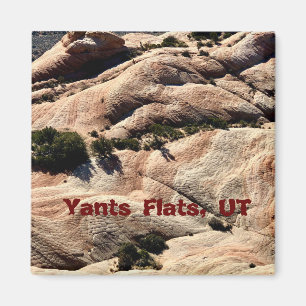 Imán Magnet de recuerdo: Yants Flats, St. George, UT
