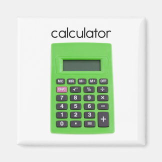 Imán Magnet de refrigerador de calculador