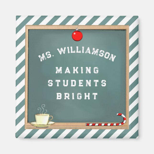 Imán Magnet de regalo de vacaciones para profesores (Frente)