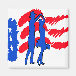 IMÁN MAGNET DE REGALOS DE BAILE OCCIDENTAL