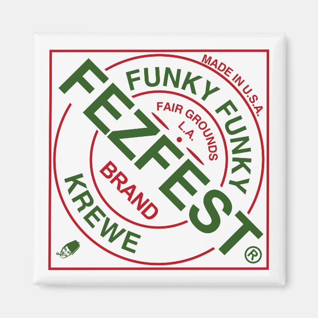 Imán Magnet de Salsa Fez-basco 2018 (Frente)