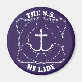 Imán Magnet de salvavidas y anclas (impresión de Lite)