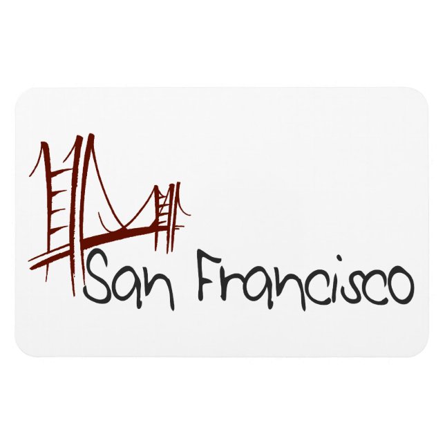 Imán Magnet de San Francisco (Horizontal)