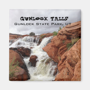 Imán Magnet de souvenirs: Caídas de Gunlock, Parque Es