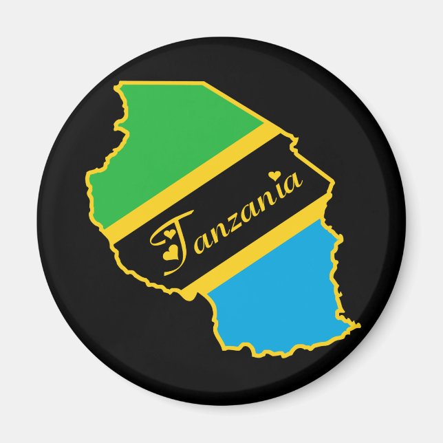 Imán Magnet de Tanzania (Frente)