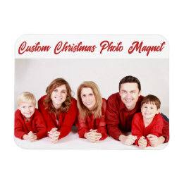 Imán MAGNET DE TARJETA DE FOTO DE NAVIDAD Personalizada