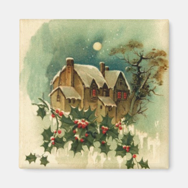 Imán Magnet de tiempo de navidades (Frente)