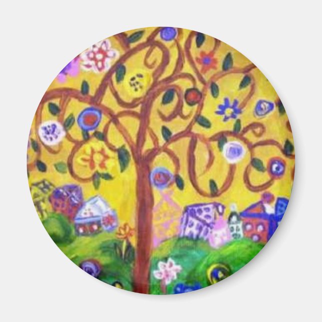 IMÁN MAGNET DE TIEMPO DE PRIMAVERA (Frente)