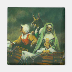 Imán Magnet de tres brujas