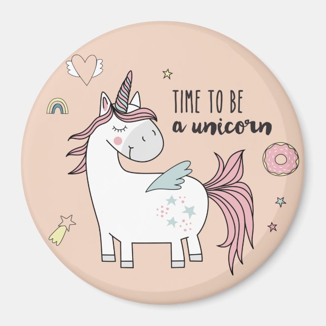Imán Magnet de Unicornio (Frente)