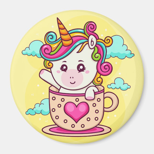 Imán Magnet de Unicornio (Frente)