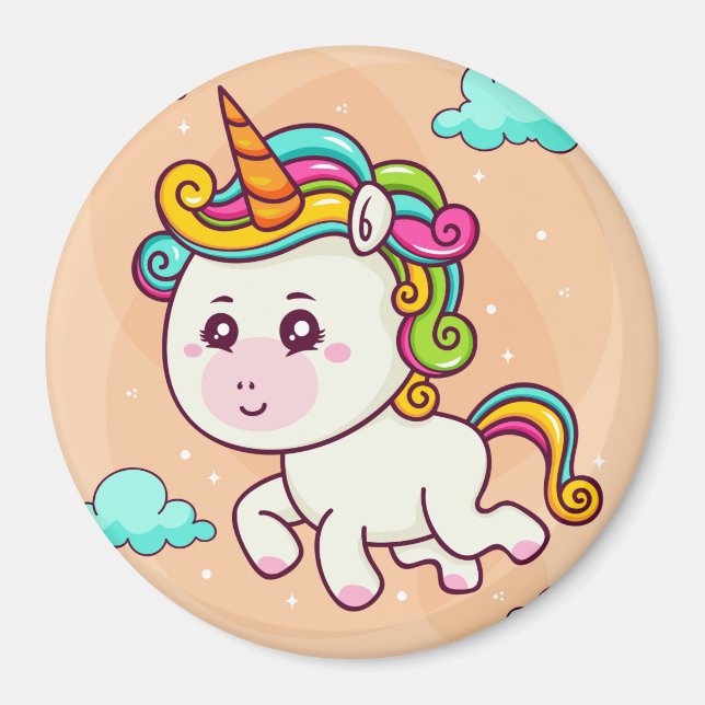 Imán Magnet de Unicornio (Frente)