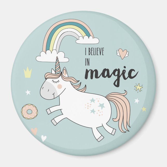 Imán Magnet de Unicornio (Frente)