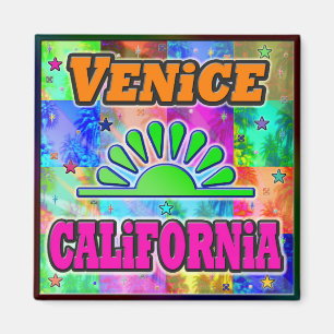 Imán Magnet de Venecia Sun & Palms