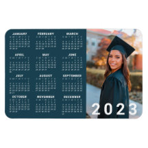 Magnet del calendario de Personalizados de fotogra