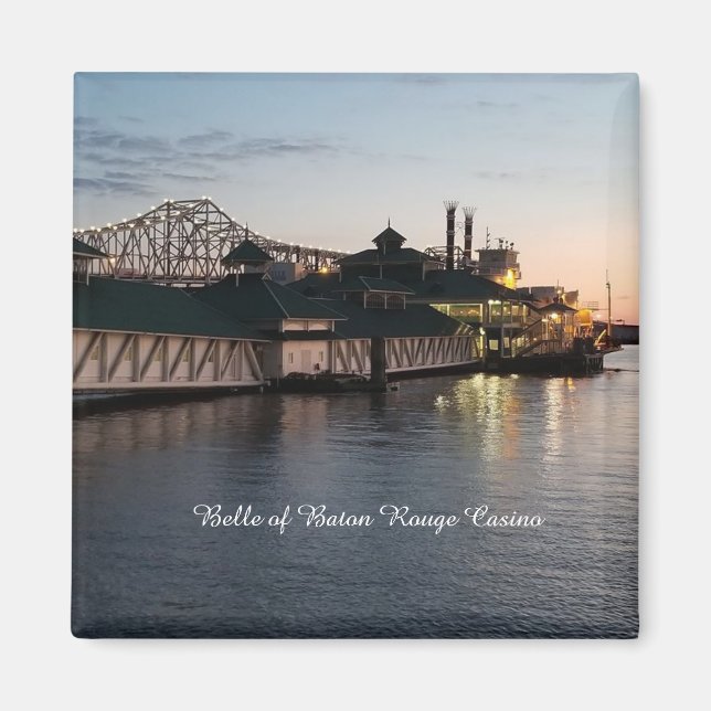 Imán Magnet del Casino Belle de Baton Rouge (Frente)
