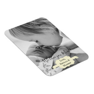 Imán Magnet del Día de la Madre, foto Minimalista amari