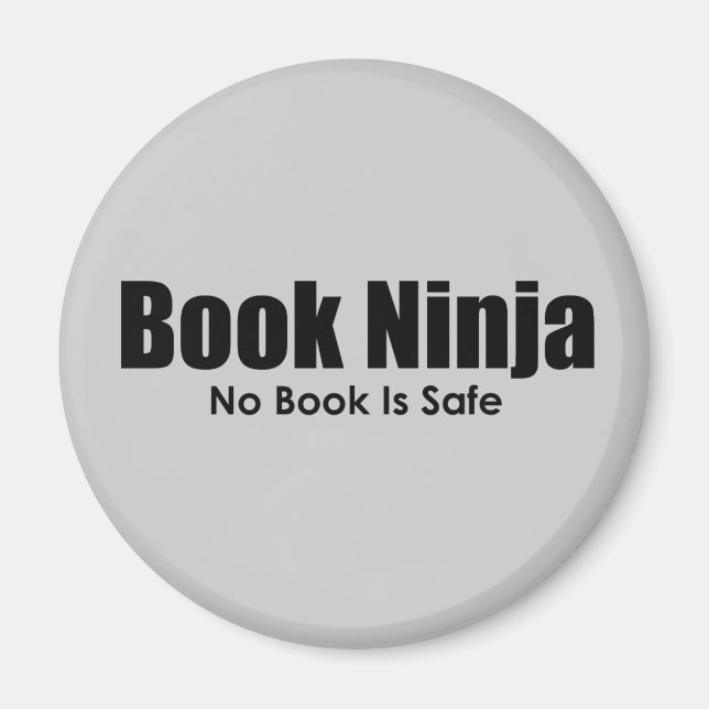 Imán Magnet del Libro Ninja (Frente)