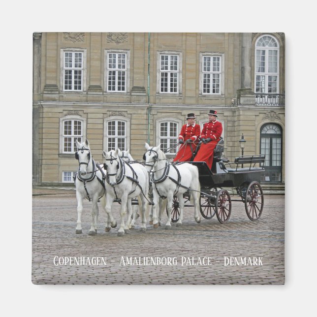 Imán ¡Magnet del Palacio de Copenhague/Amalienborg! (Frente)