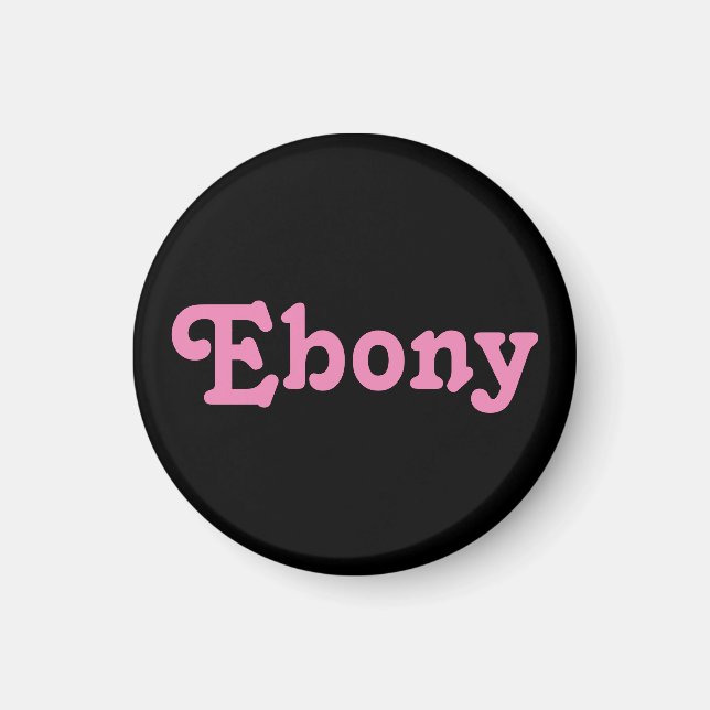 Imán Magnet Ebony (Frente)