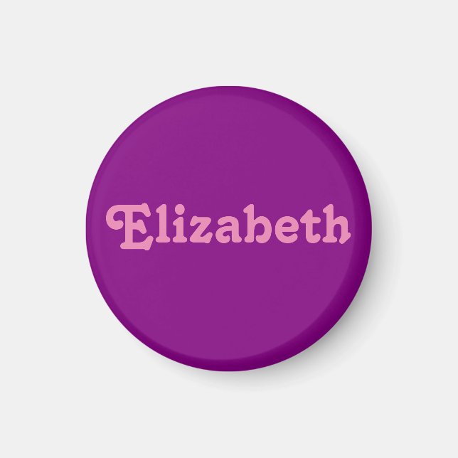 Imán Magnet Elizabeth (Frente)