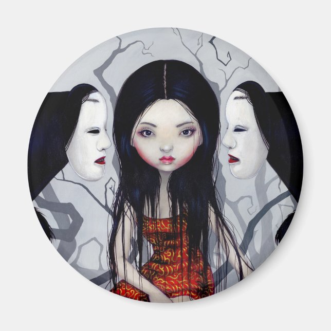 Imán Magnet "Fantasmas sin rostro" (Frente)