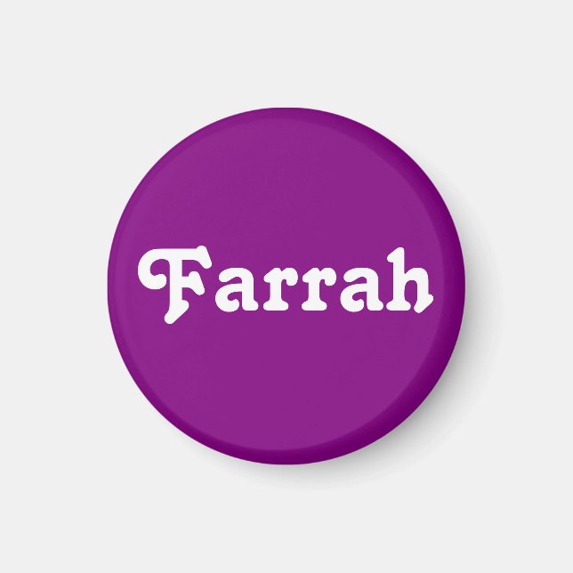 Imán Magnet Farrah (Frente)