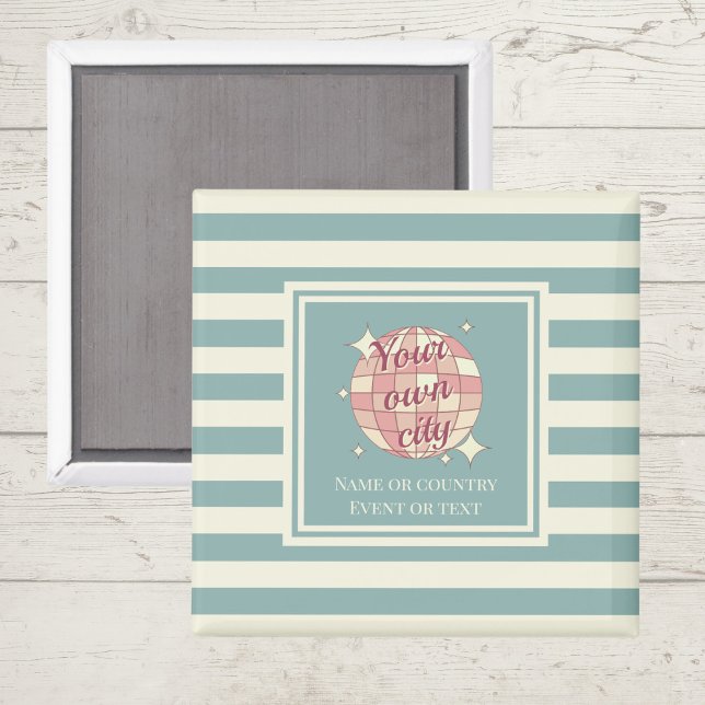 Imán Magnet favorito de la ciudad recuerdo del nombre d (Subido por el creador)