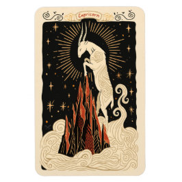 Imán Magnet flexible Capricornio Zodiaco Celestial