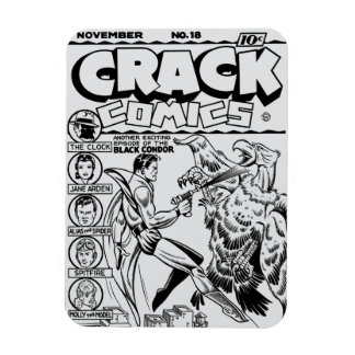 Imán Magnet flexible de CRACK Comics de los años 40
