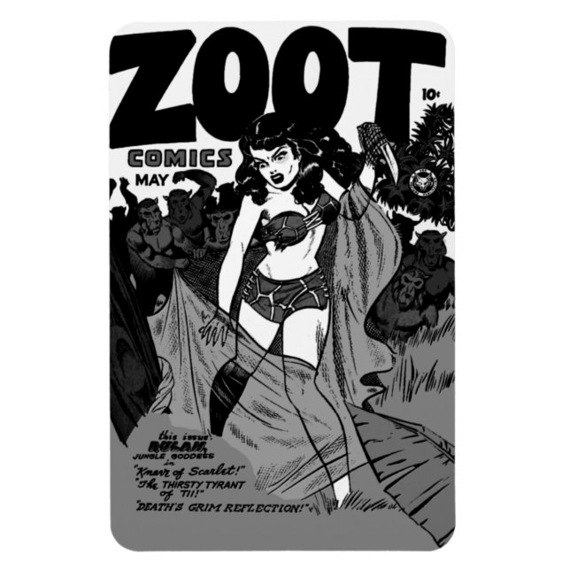 Imán Magnet flexible de los cómics de ZOOT de los años  (Vertical)