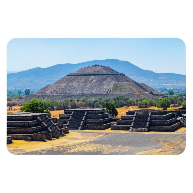 Imán Magnet Flexible de Teotihuacan (Horizontal)